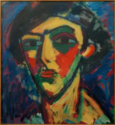 Hoofd van een jongeman